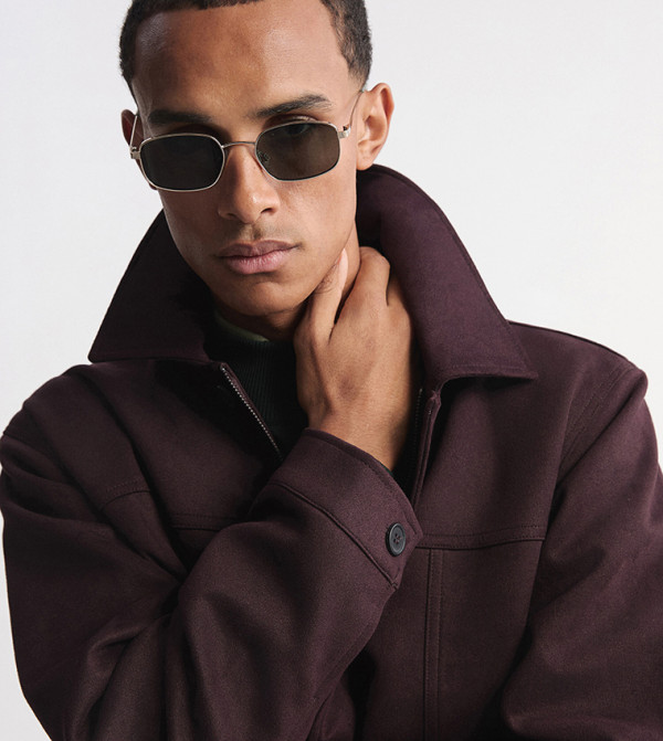LC Waikiki  Casual Jackets - Purple Casual Jackets