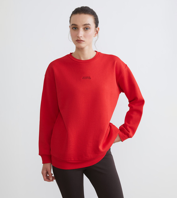 LC Waikiki Sweatshirts - Red Sweatshirts