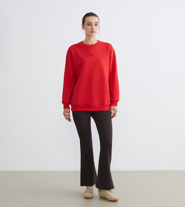 LC Waikiki Sweatshirts - Red Sweatshirts