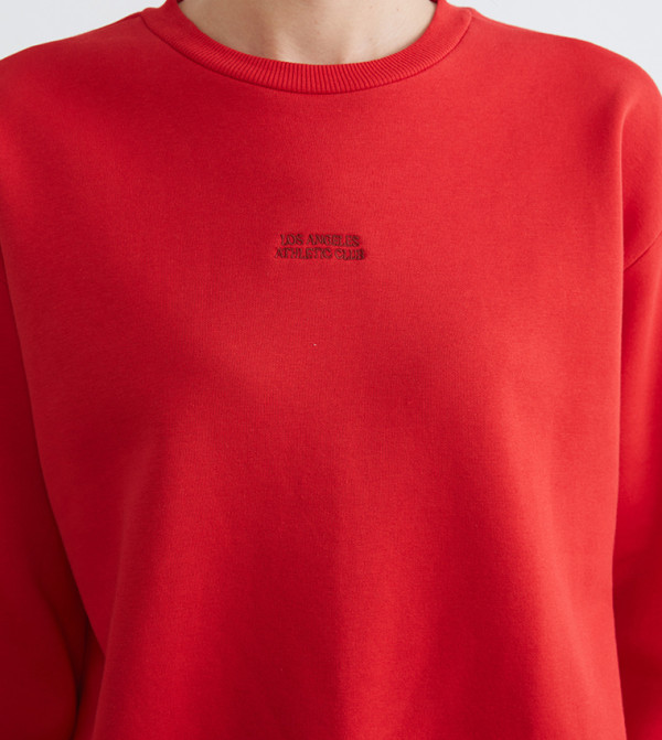 LC Waikiki Sweatshirts - Red Sweatshirts