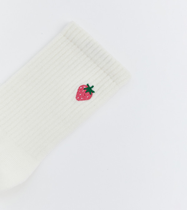 LC Waikiki  Calf Length Socks - Ecru Calf Length Socks