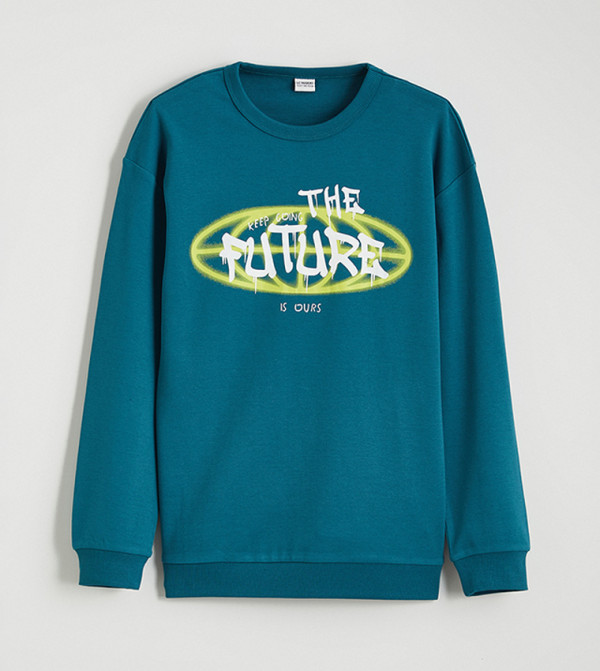 LC Waikiki  Sweatshirts - Blue Sweatshirts