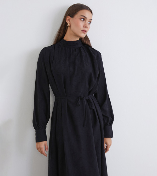 LC Waikiki  Dresses - Black Midi Dresses