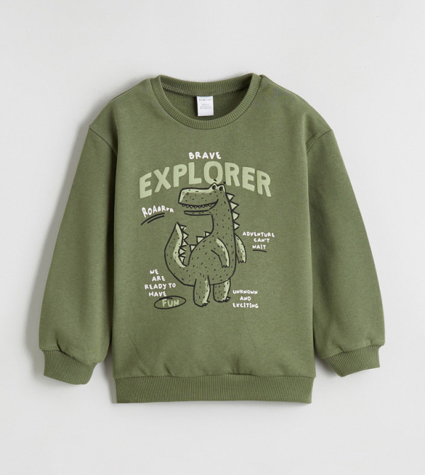LC Waikiki  Winterwear & Outerwear - Green Sweatshirts