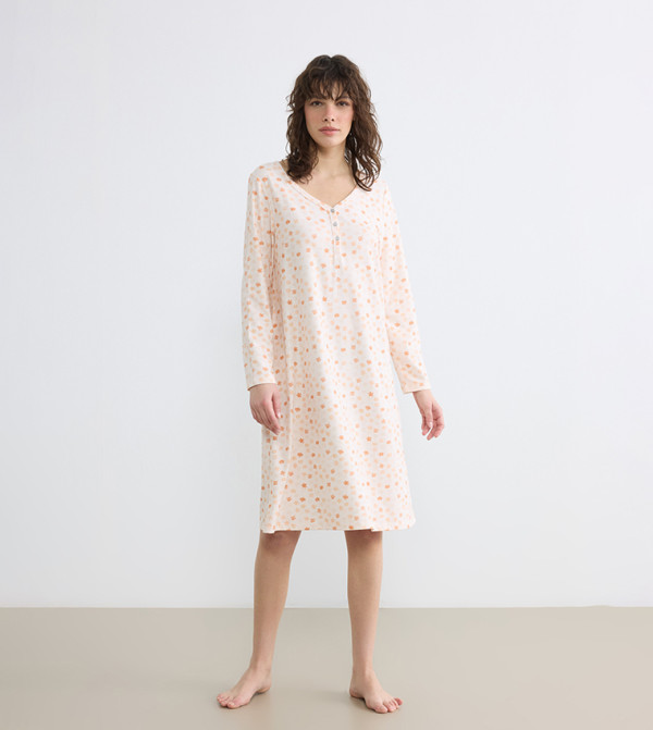 LC Waikiki  Sleepwears & Loungewears - Beige Night Dress & Gowns