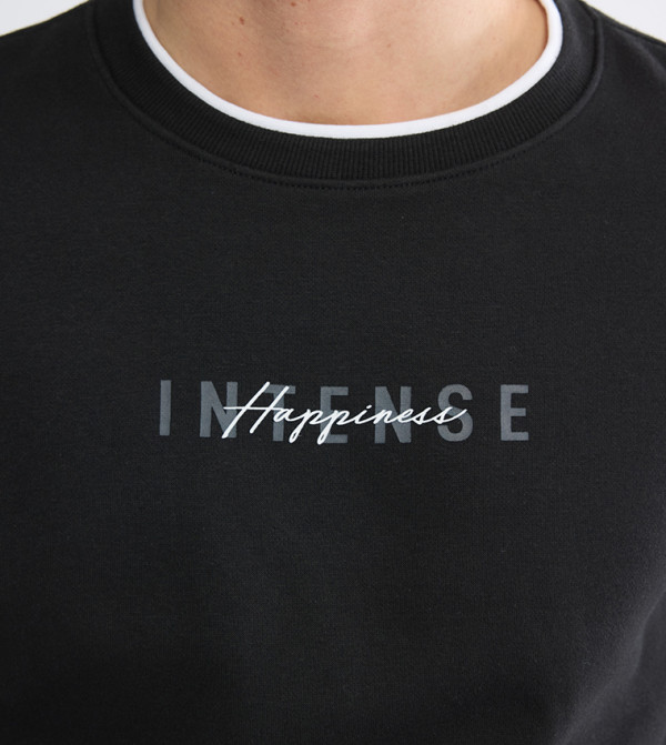 LC Waikiki  Sweatshirts - Black Sweatshirts