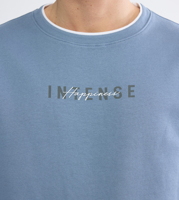 LC Waikiki  Sweatshirts - Blue Sweatshirts