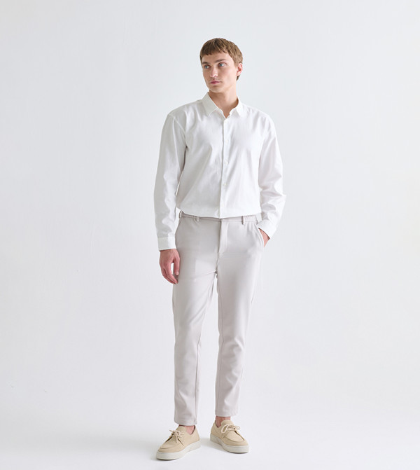 LC Waikiki  Shirts - White Long Sleeves