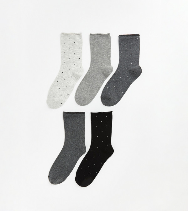 اٍل سي واي كيكي  جوارب   - متعدد Ankle Length Socks