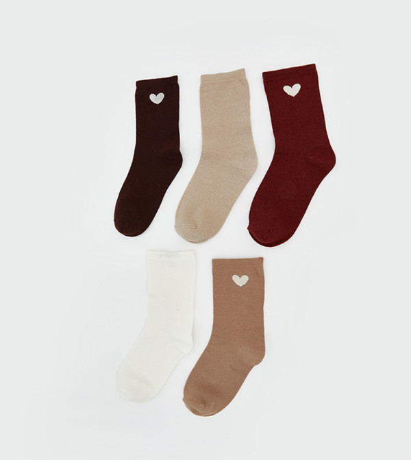 اٍل سي واي كيكي  جوارب   - متعدد Calf Length Socks