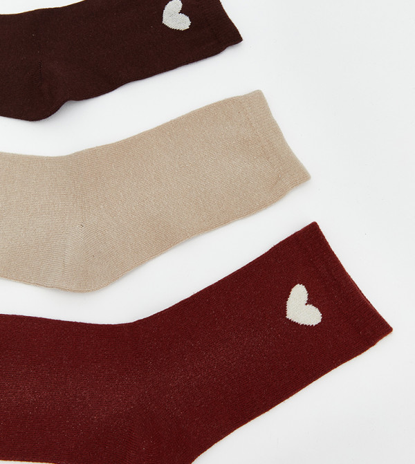 اٍل سي واي كيكي  جوارب   - متعدد Calf Length Socks