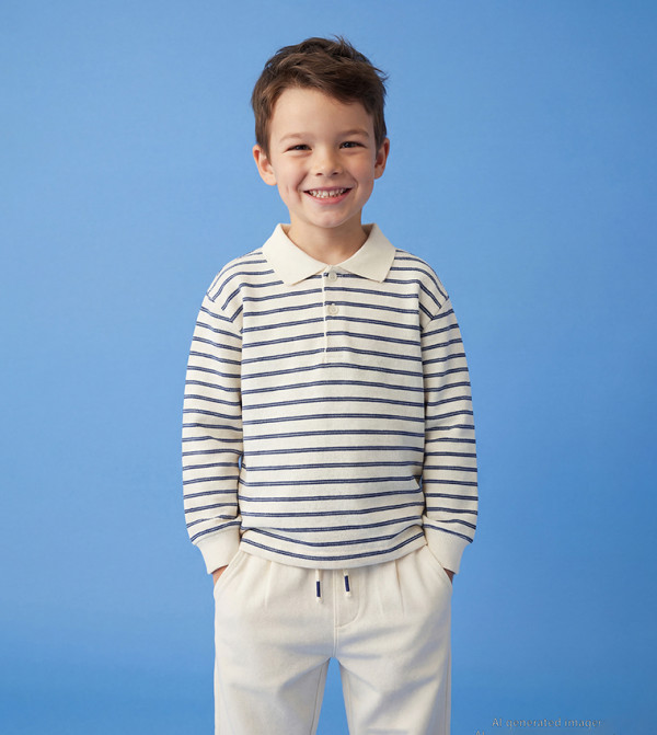 اٍل سي واي كيكي  preppy-smart-casual - كريمي  T-shirts