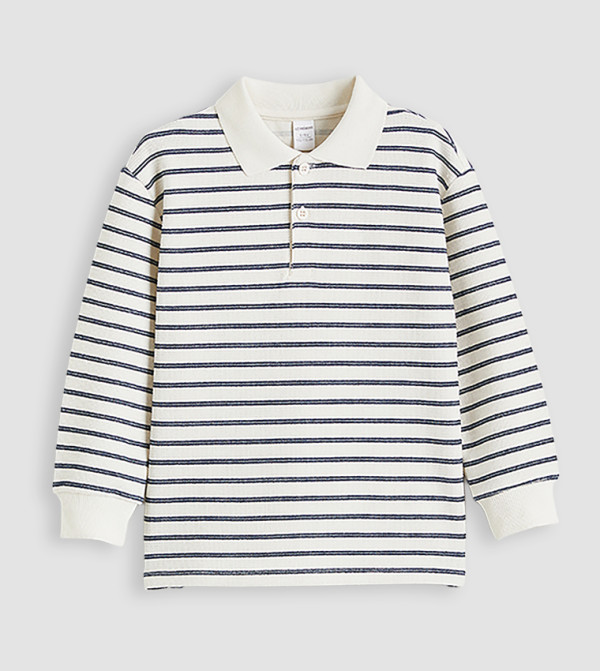 اٍل سي واي كيكي  preppy-smart-casual - كريمي  T-shirts