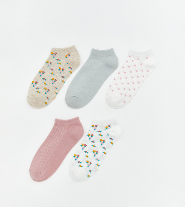 اٍل سي واي كيكي  جوارب   - متعدد Ankle Length Socks