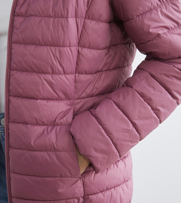 LC Waikiki Puffer & Quilted Jackets - Pink Puffer & Quilted Jackets