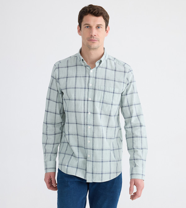 LC Waikiki  Shirts - Green Long Sleeves