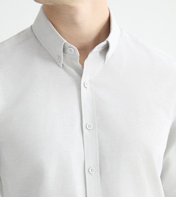 اٍل سي واي كيكي قمصان - رمادي Long Sleeves