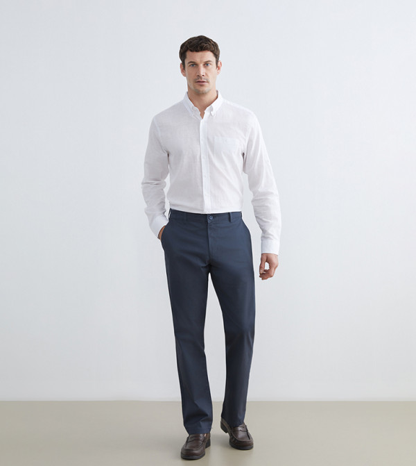 اٍل سي واي كيكي  ملابس - كحلي Chinos