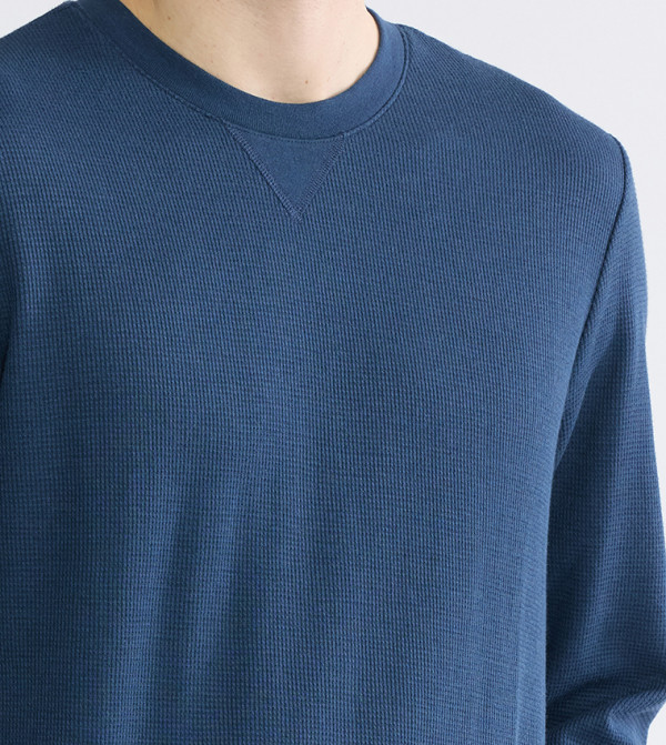 LC Waikiki  Hoodies & Sweatshirts - Blue Sweatshirts
