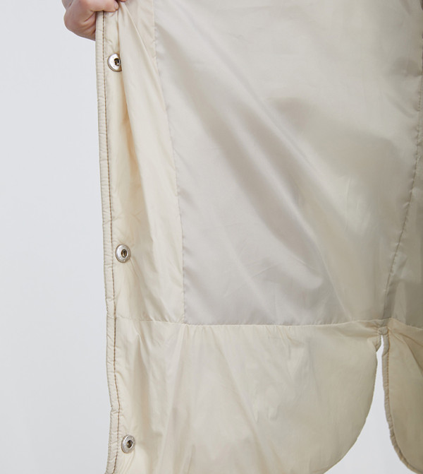 LC Waikiki  Puffer & Quilted Jackets - Beige Puffer & Quilted Jackets