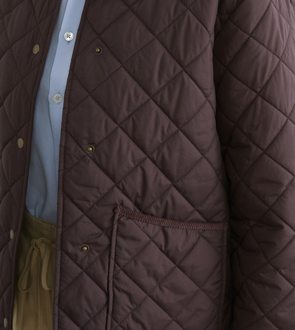 LC Waikiki  Puffer & Quilted Jackets - Dark Brown Puffer & Quilted Jackets