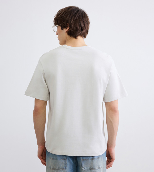 اٍل سي واي كيكي  ملابس - أبيض Round Neck T-Shirts
