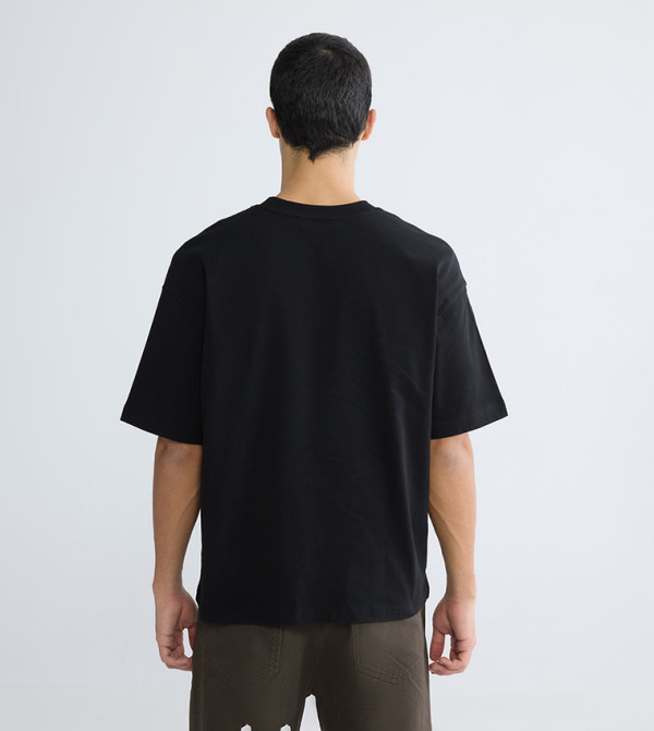 LC Waikiki LC Waikiki - Black Round Neck T-Shirts