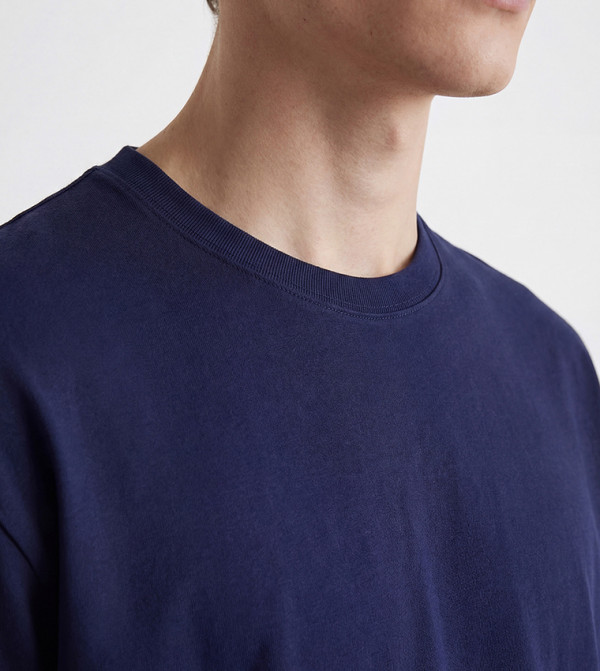 اٍل سي واي كيكي اٍل سي واي كيكي - كحلي Round Neck T-Shirts