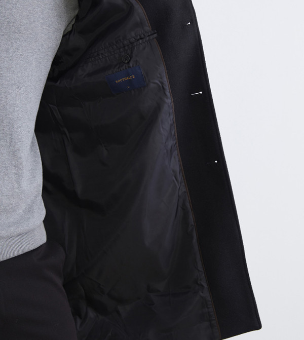 LC Waikiki Jackets & Coats - Black Overcoats