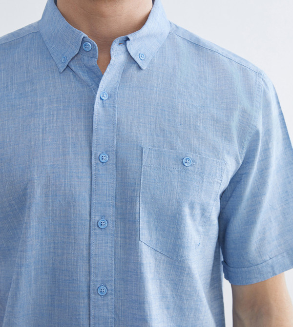 LC Waikiki  Clothing - Blue Short Sleeves