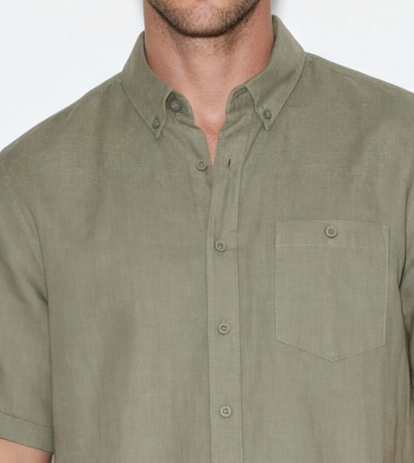 LC Waikiki LC Waikiki - Khaki Short Sleeves