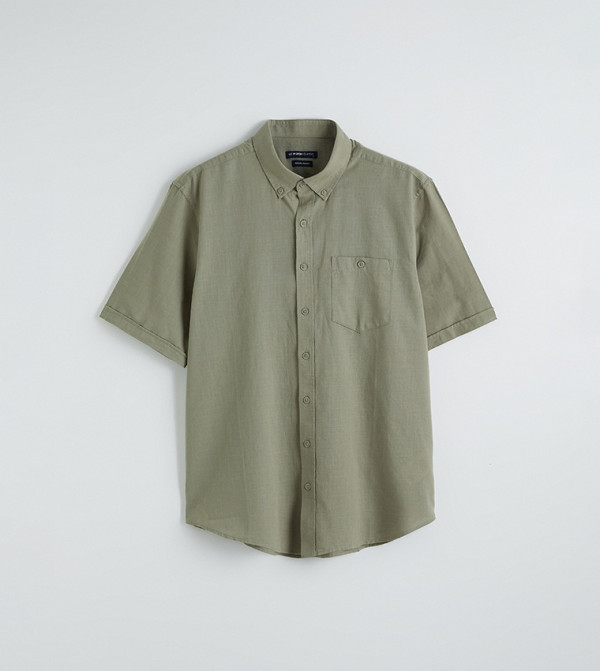 LC Waikiki LC Waikiki - Khaki Short Sleeves