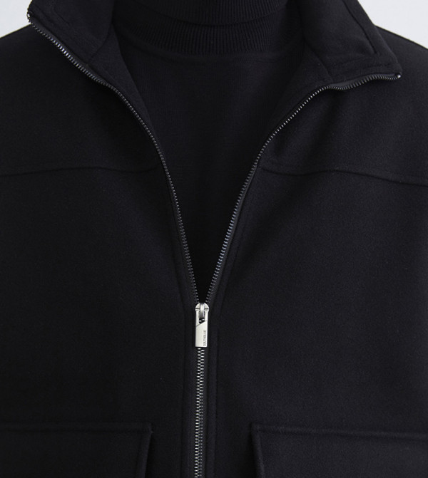 LC Waikiki  Overcoats - Black Overcoats