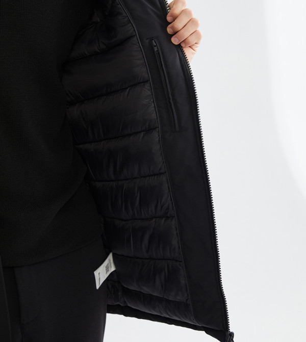 LC Waikiki Jackets & Coats - Black Overcoats