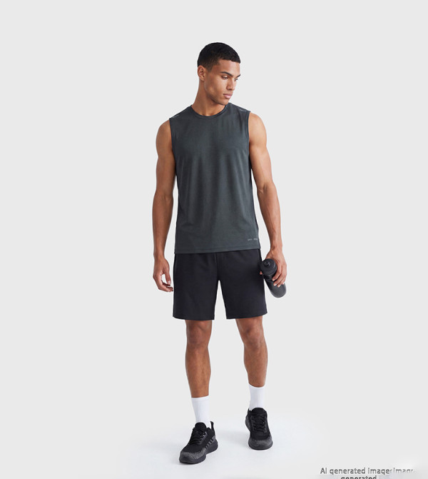 LC Waikiki LC Waikiki - Dark Grey T-Shirts & Vests