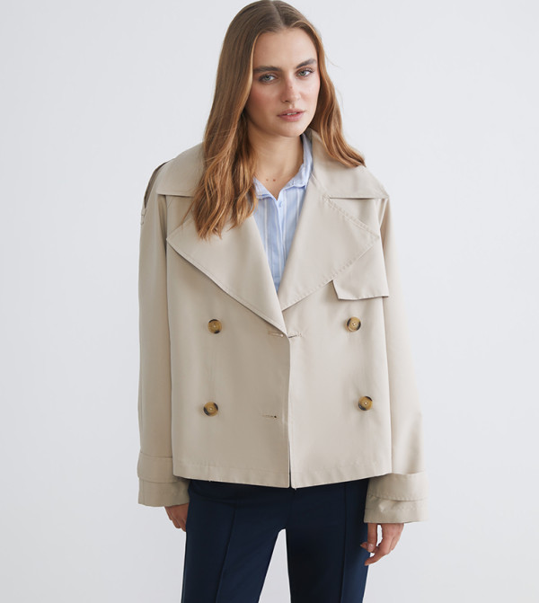 LC Waikiki Jackets & Coats - Beige Casual Jackets