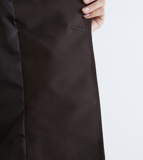 LC Waikiki  Overcoats - Dark Brown Overcoats