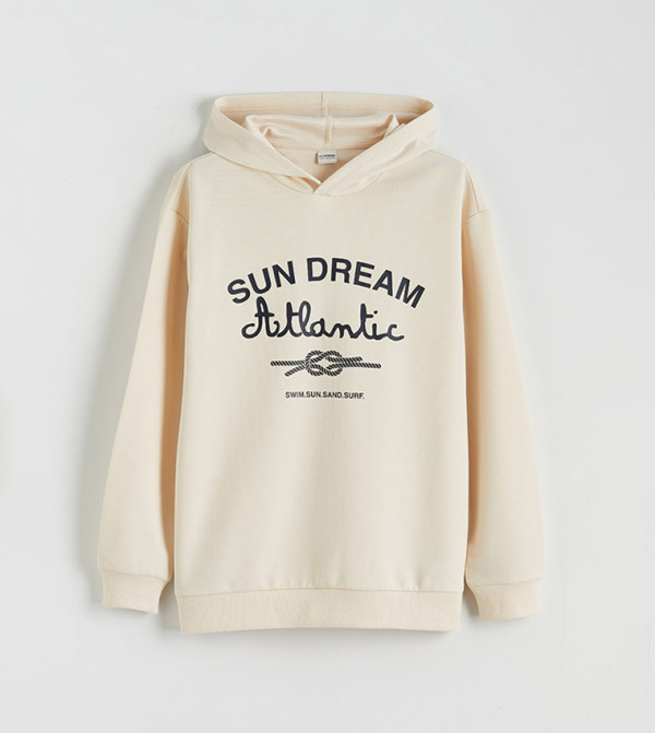 LC Waikiki  Hoodies - Beige Hoodies