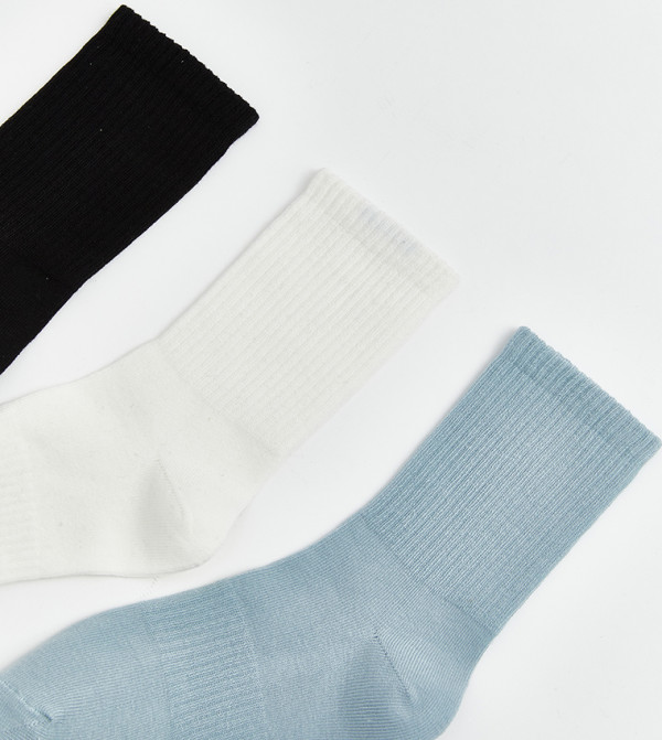 اٍل سي واي كيكي  جوارب   - متعدد Ankle Length Socks