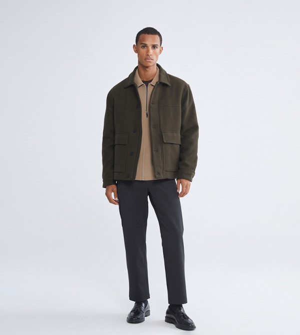 LC Waikiki  Clothing - Khaki Casual Jackets