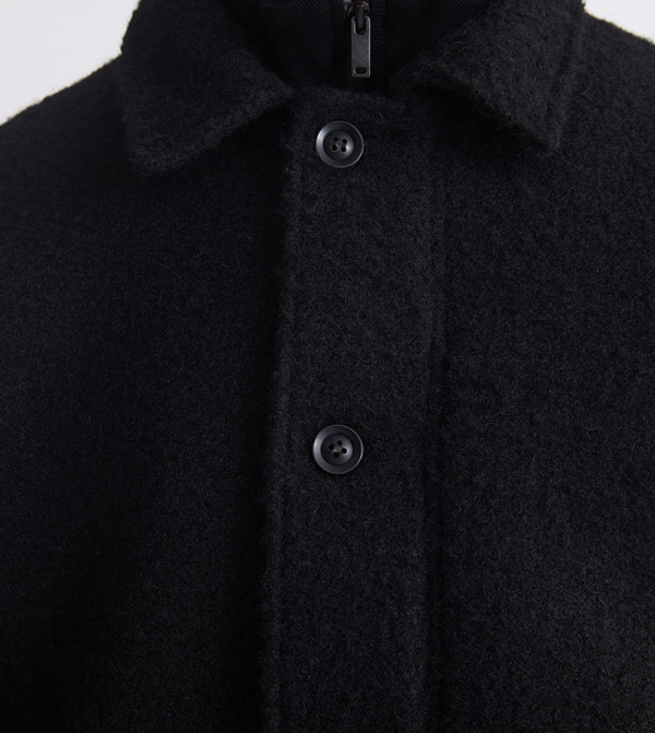 LC Waikiki Casual Jackets - Black Casual Jackets