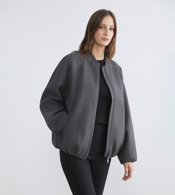 LC Waikiki  Clothing - Grey Casual Jackets