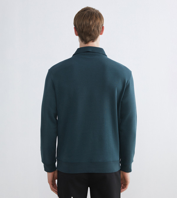 LC Waikiki  Hoodies & Sweatshirts - Blue Sweatshirts