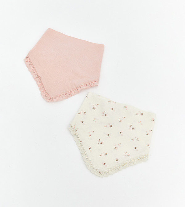 LC Waikiki  Feeding - Pink Bibs & Hanky