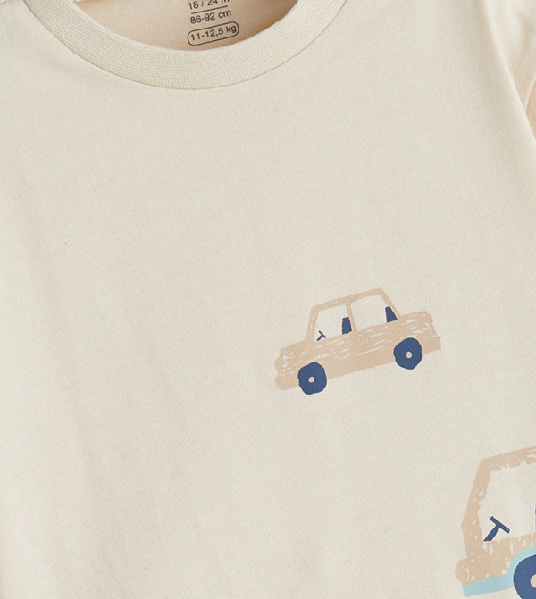 LC Waikiki cool-kid-uniforms-k - Beige Clothing Sets
