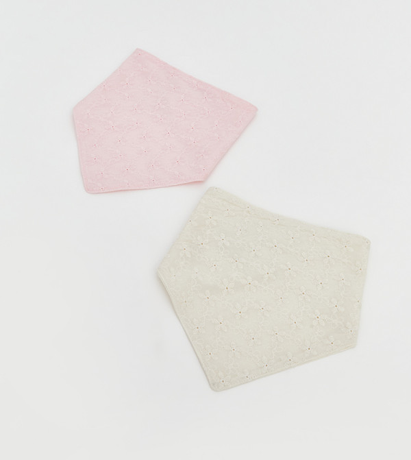 LC Waikiki  Bibs & Hanky - Pink Bibs & Hanky