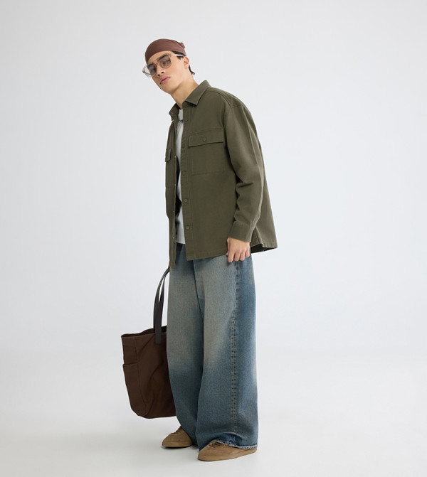 اٍل سي واي كيكي  ملابس - كاكي Long Sleeves