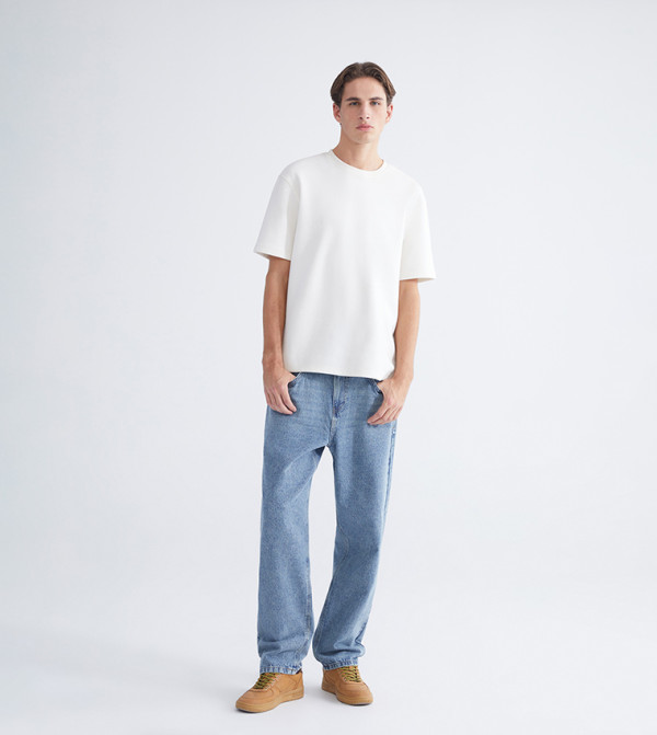 اٍل سي واي كيكي جينزات واسعة - أزرق Relaxed Jeans