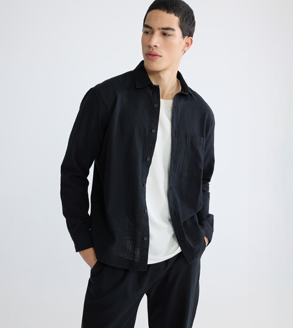 LC Waikiki  Long Sleeves - BLACK Long Sleeves
