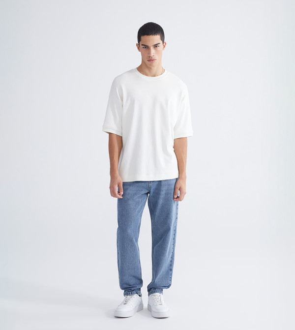 اٍل سي واي كيكي  بناطيل جينز - نيلي  Relaxed Jeans